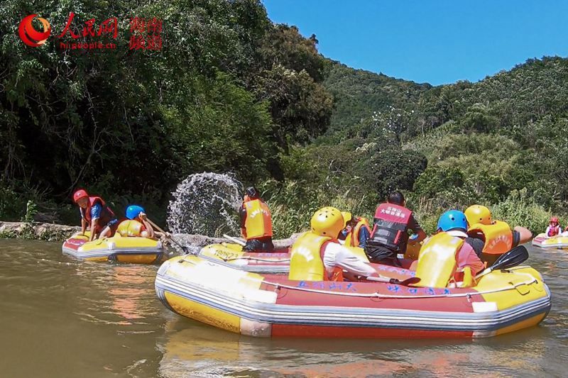 五指山|海南五指山：夏日漂流享清凉