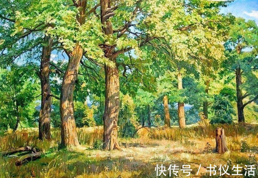 brusilov&超过冷军的俄罗斯画家,作品充满阳光,细节处理令人佩服