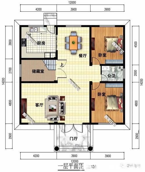 屋面|两栋平屋面设计的农村别墅，少花钱建好房，每个人都愿意