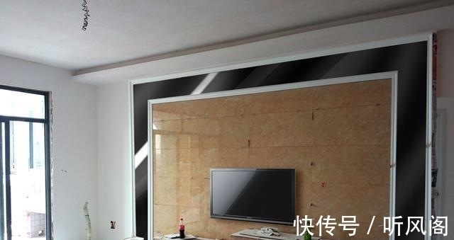 背景墙|普通家装太过死板,“电视墙”拯救古板风格,家里有亮点