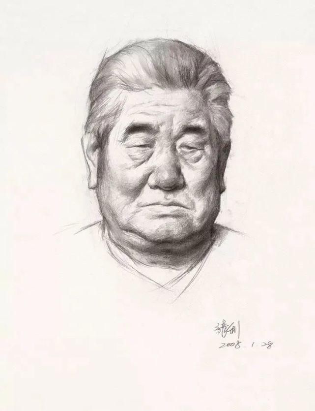 美术系|解放军艺术学院美术系教授，张利素描欣赏！