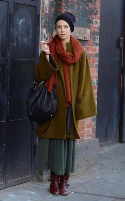 围巾围得好,大衣的潮范儿都可以提升一个level。