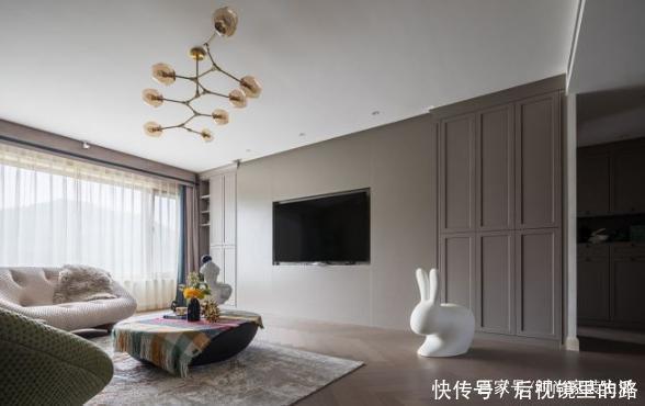 居室|180平米的四居室,捕捉前卫现代的艺术特质,还原原生的神秘感