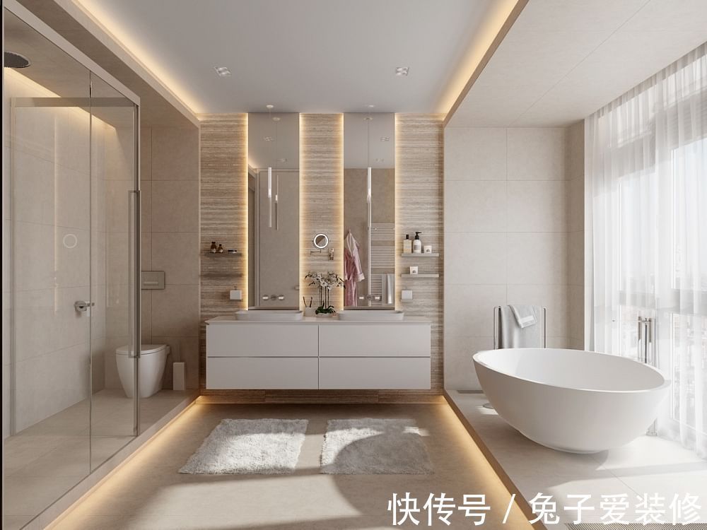 成都装修|分享一些卫生间的浴室设计|彩兔装饰| 超现代