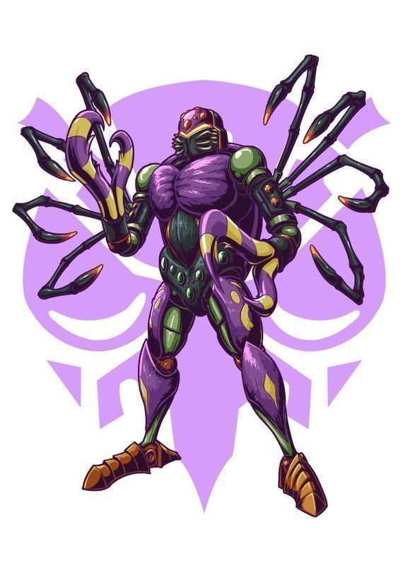 变形金刚野兽战争原始兽角色插画