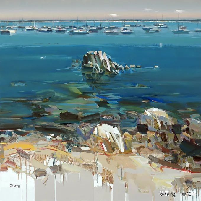 科特&他的绘画是光与色的交响乐,充满着前卫和时尚