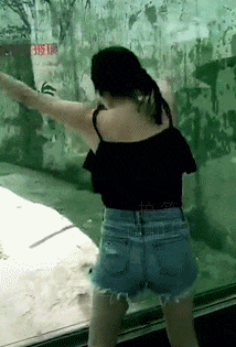 |搞笑GIF趣图:这大叔年轻时一定不简单