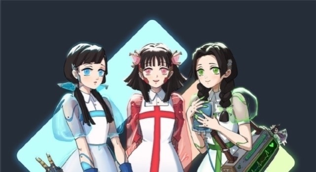 赛博朋克风|鬼灭之刃赛博朋克风,蝴蝶忍端庄淑贤,伊之助造型与风格最符合?