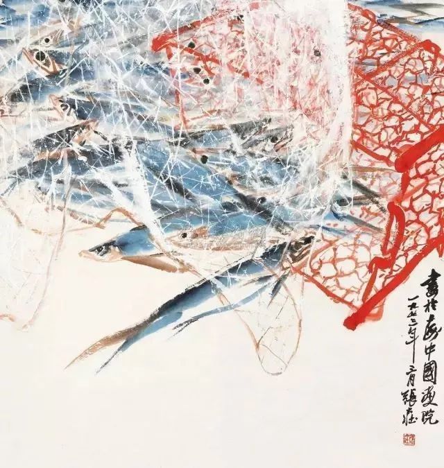 华新罗&张大壮：人淡如菊，以“没骨法”画虾，自创一格