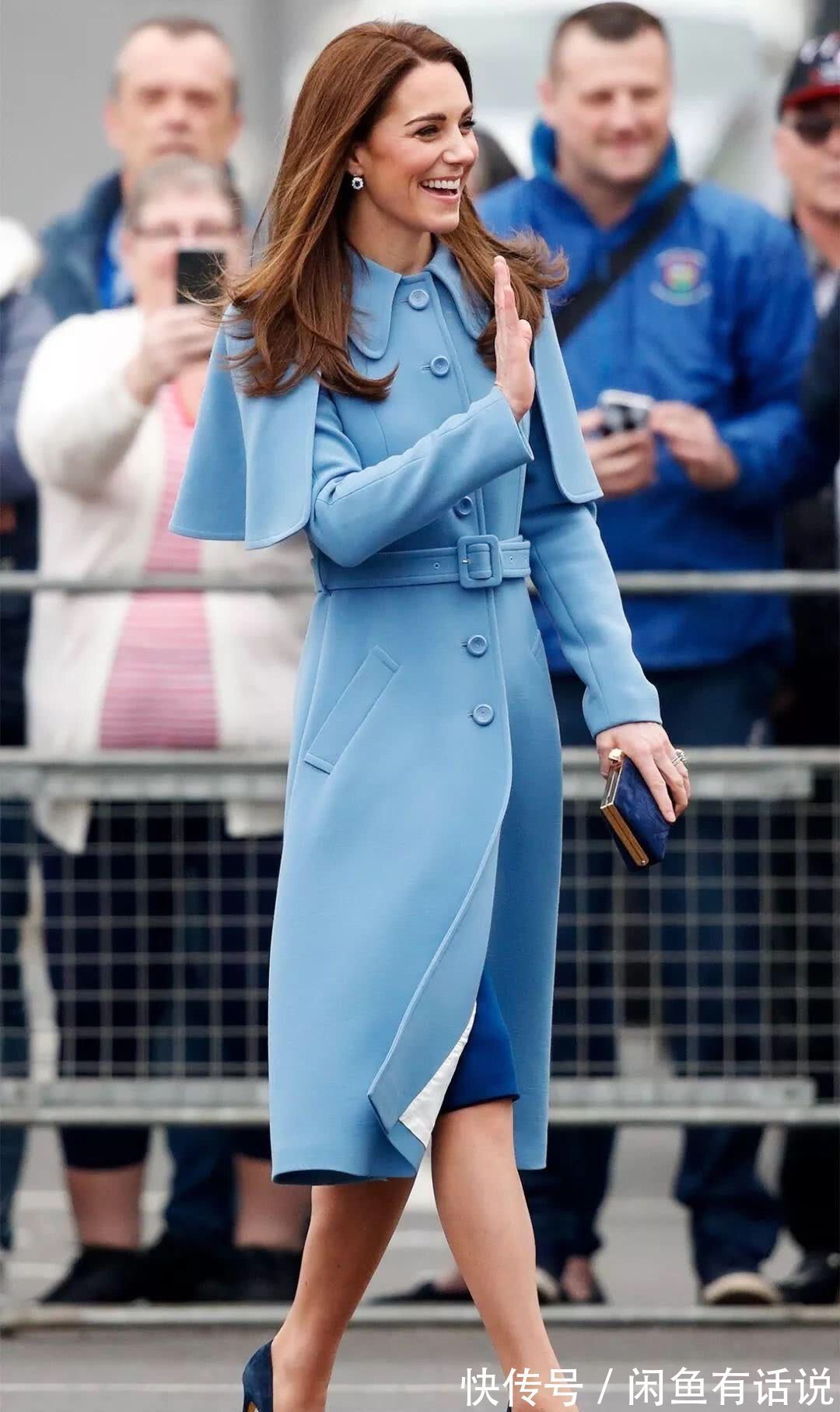 旺夫相 凯特胖出了“阿姨味”,穿大衣双下巴明显,脸肉肉的很有旺夫相