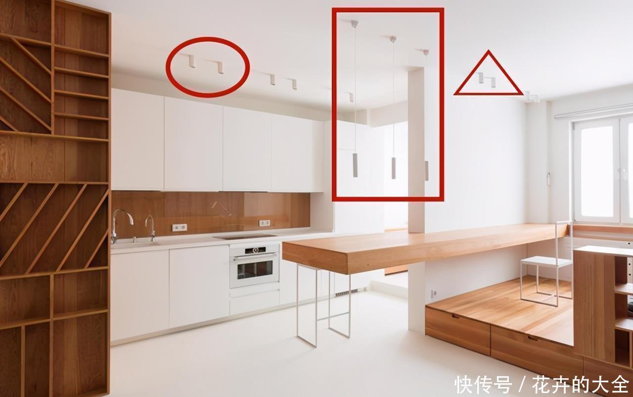 墙体|承重墙不能拆,那就直接绕墙体加圈木台面,瞬间多了个餐厅和书房