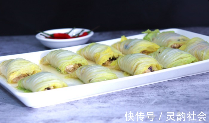 口感|美味可口的白菜豆腐卷，口感清爽，营养健康