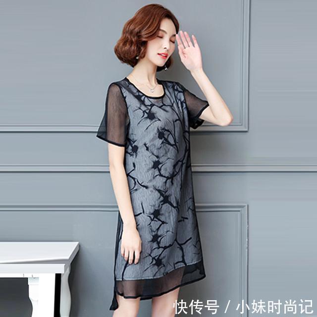 时尚|精致时尚大码裙,胖女人的夏季福音,显瘦显年轻