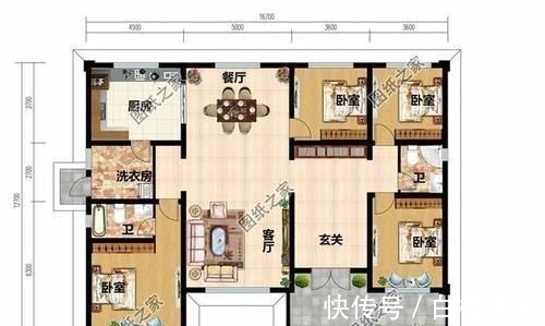 农村|5款四开间一层自建房,不大不小,要的就是住着舒服