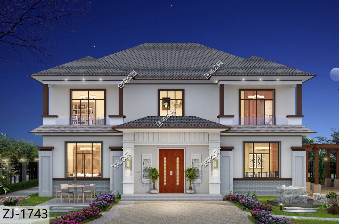 储藏室|10套二层农村别墅图纸,第3套第4套建的人最多,最后一套造价20万