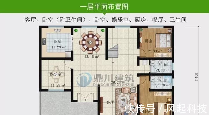 卧室|造价25万二层自建别墅,外观简约好施工,超大露台设计,看了就想拥有