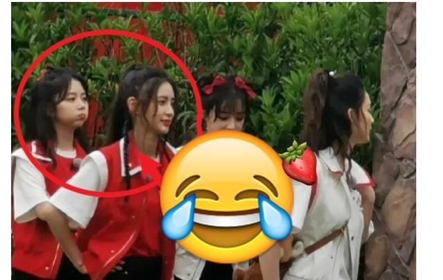 生图|谭松韵参加《跑男9》，她和杨颖李沁合照，生图和身高差距太明显