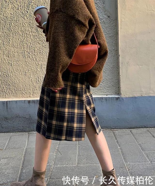 冬天|大衣+半身裙,羽绒服+半身裙,冬天这么穿气质又显瘦
