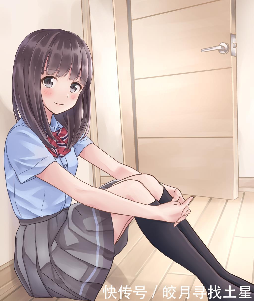 宛如|漫画图册分享清新而可爱的校园风少女，宛如圣洁的天使！