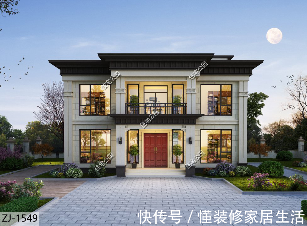 预算|10套高颜值二层别墅,附带详细的平面方案,你更喜欢哪一套?