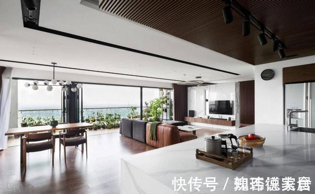 户型|220㎡大平层,大横厅7米长,换成我也心甘情愿买高层,比别墅舒服