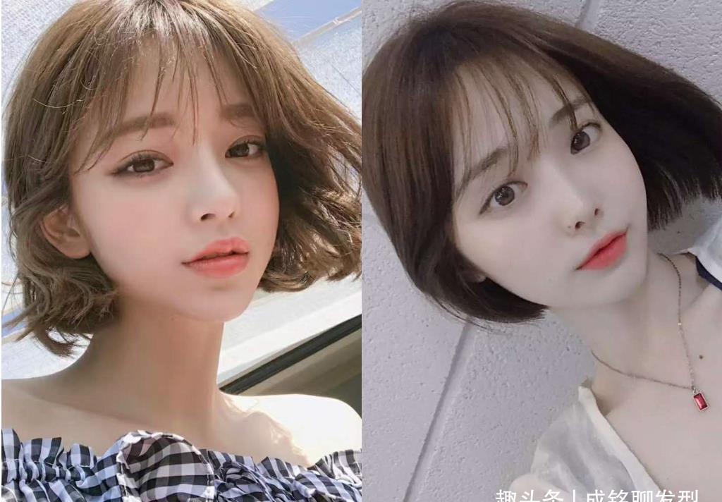 视觉感|“圆脸”和“国字脸”女生适合什么发型?三个细节证明,短发最好