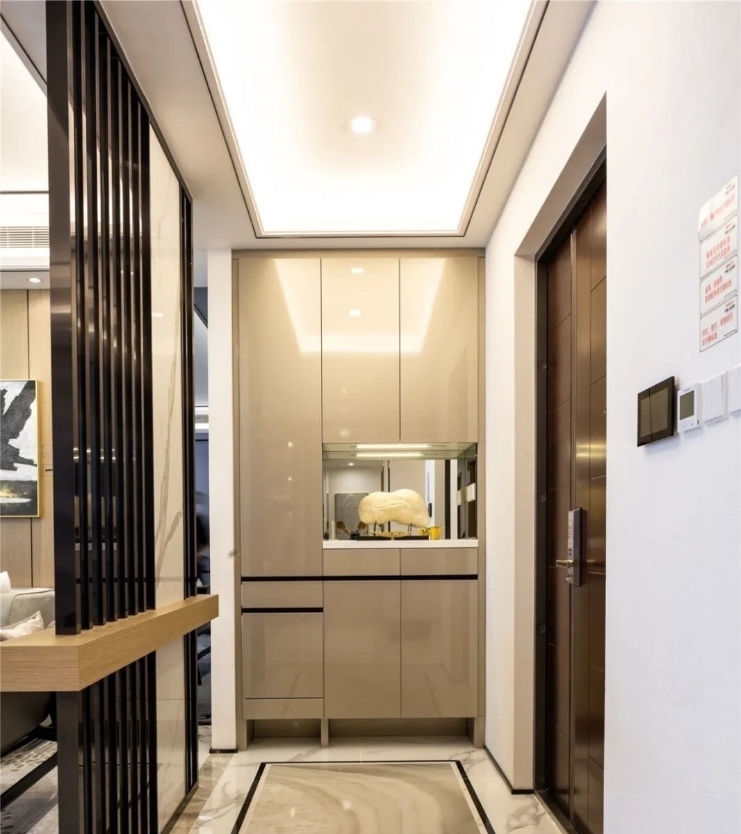 客厅|95后小伙子的“豪宅”,165㎡新中式之家,水墨乘风,叫人佩服