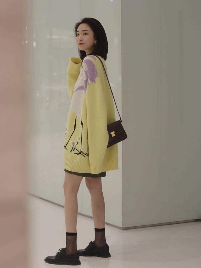 半身裙|秋季,针织衫怎么穿才高级?搭配半身裙或牛仔裤优雅洋气,超好看