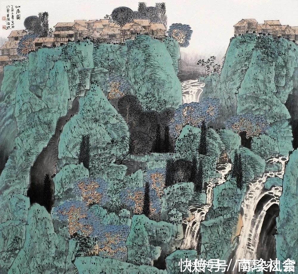 金碧山水&青绿山水好看，入国展却很难，“满家”小青绿如何成为国展常客？