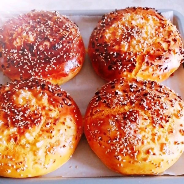 在家做南瓜馕饼