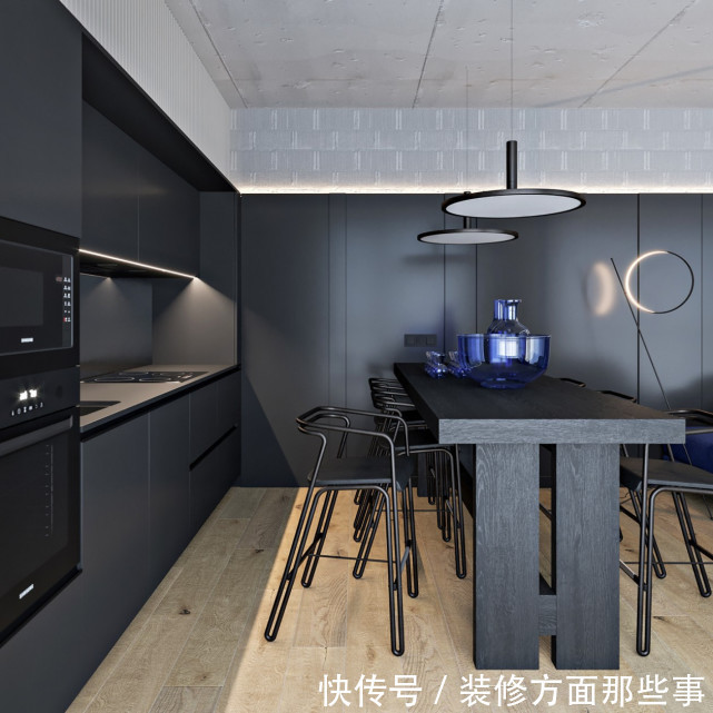 白亮光|120平现代风米三居室，一步一景，细微之处见极