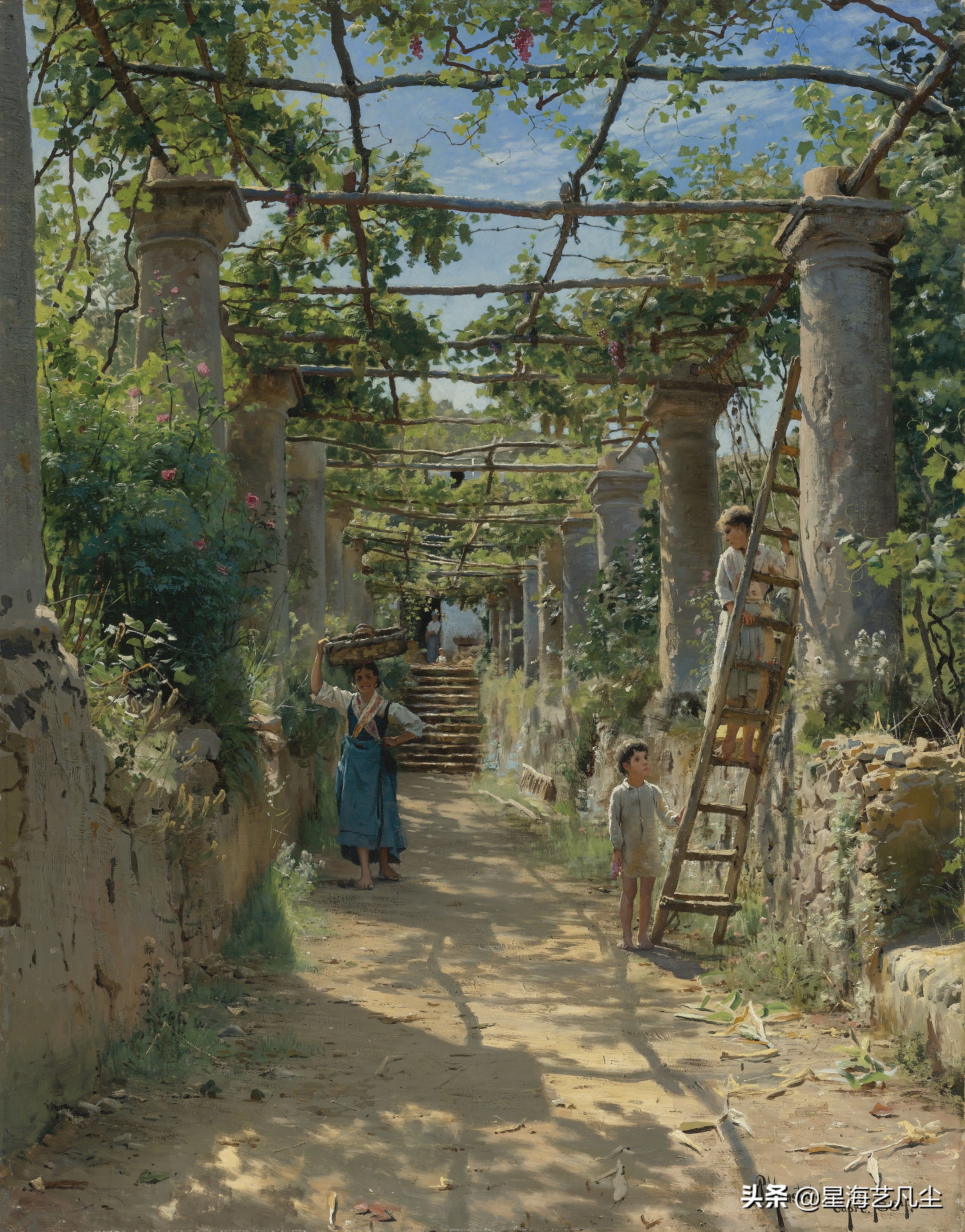 透视|丹麦油画大师，佩德·莫克·蒙森德乡村油画风景作品鉴赏