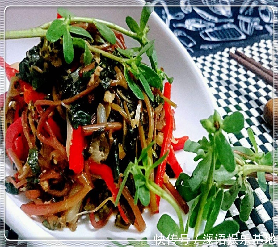 就可以|马齿苋这样做太香了,不炒不凉拌,一人吃一盘,比吃肉还香