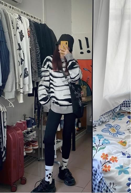 鲨鱼裤＋老爹鞋，今年秋冬超火的穿法，明星都很上头