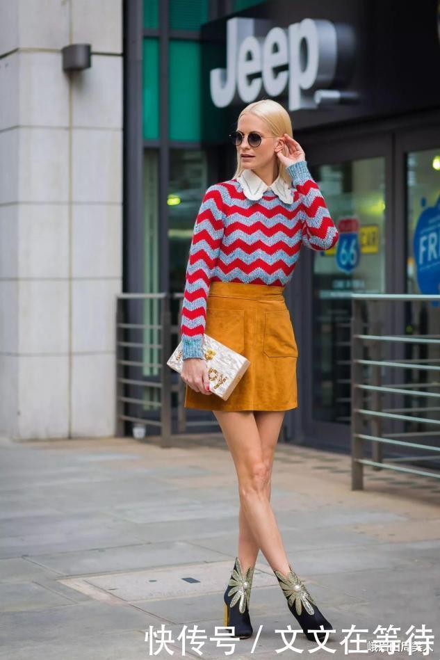 过时|卫衣早过时了,今年流行“奶奶衫+衬衫”一起穿,保暖显瘦又洋气