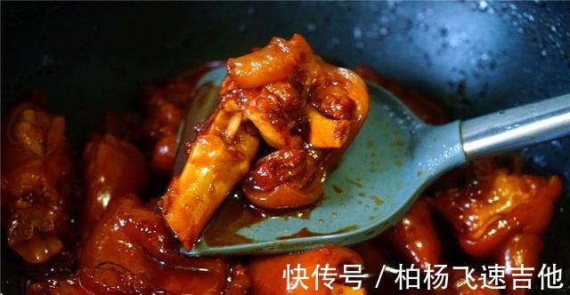 炒锅|猪蹄炖到脱骨烂,我只用45分钟,看步骤毫不夸张,好吃有窍门!