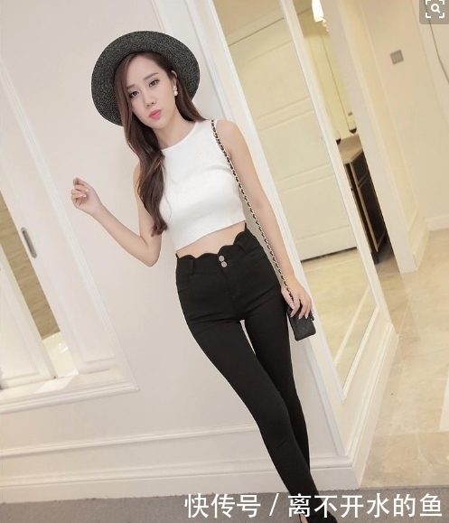 时尚|楚楚动人的打底裤美女,配个时尚的帽子,显青春迷人的女神魅力