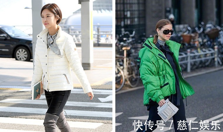 羽绒服 短款羽绒服这样穿搭,时髦显高不臃肿,还特别适合小个子女生