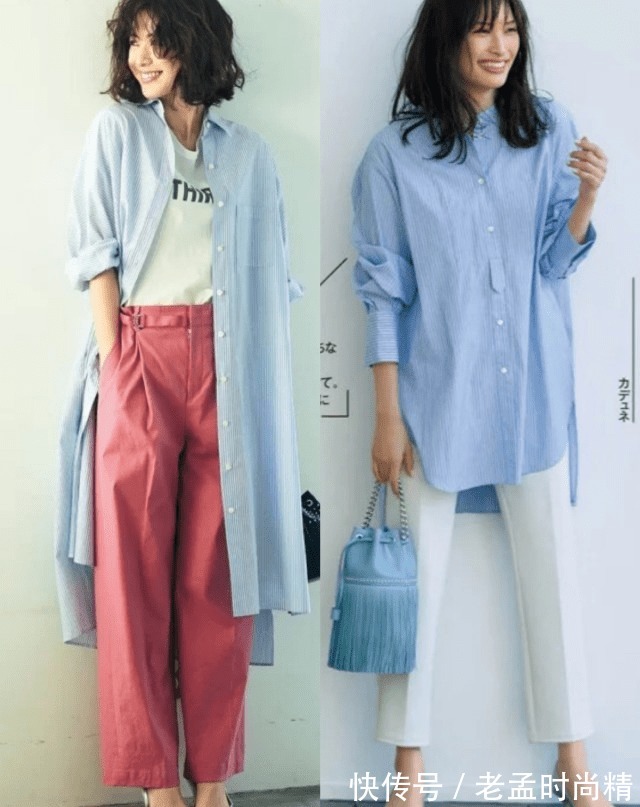 衬衫|40岁女性如何穿得优雅大气,用这3个单品来做示范