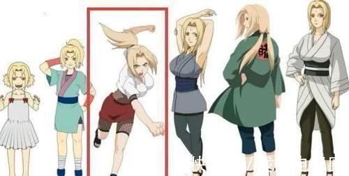 纲手|《火影忍者》角色的成长史，佐助、我爱罗成功长残，雏田和纲手从小美到大