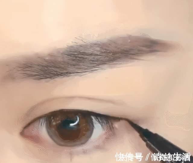 眼妆|最近大火的心机的无眼影妆容,太适合睫毛又长又美的你了!