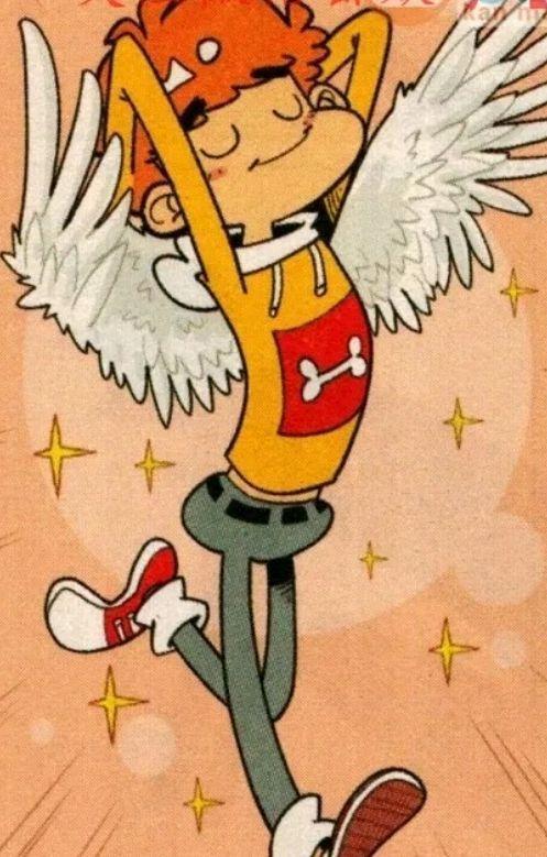 阿衰漫画:阿衰变身天使,大脸妹心动了