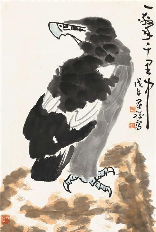 墨虾@一位年过六旬的老画家,竟能在纸上画出“声音”,画技简直超凡入圣