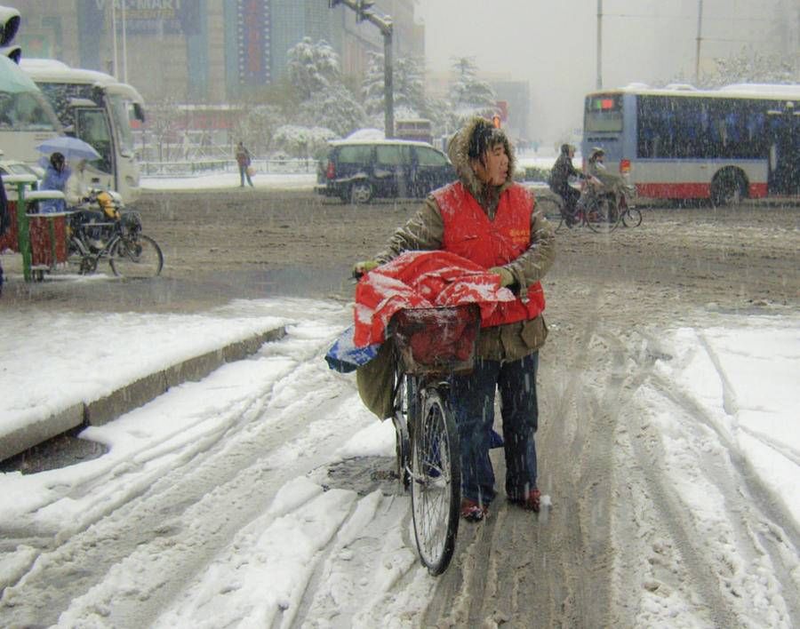 照片|冬至｜忆济南的冬雪，还记得这些济南下雪的老照片吗