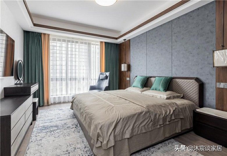 全景图|她，80后，二次装修选择现代中式，素雅沉稳大气的家，越看越中意