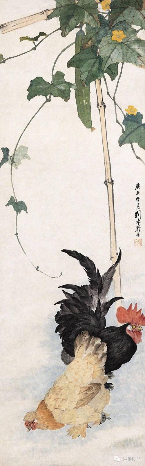 一代宗师|上阵父子兵，这爷俩画鸡能排第一！