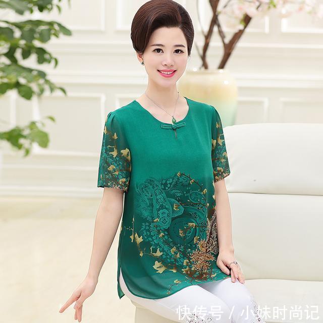 短袖 妈妈自从穿了这些上衣,衣柜里的衣服都不想再穿了