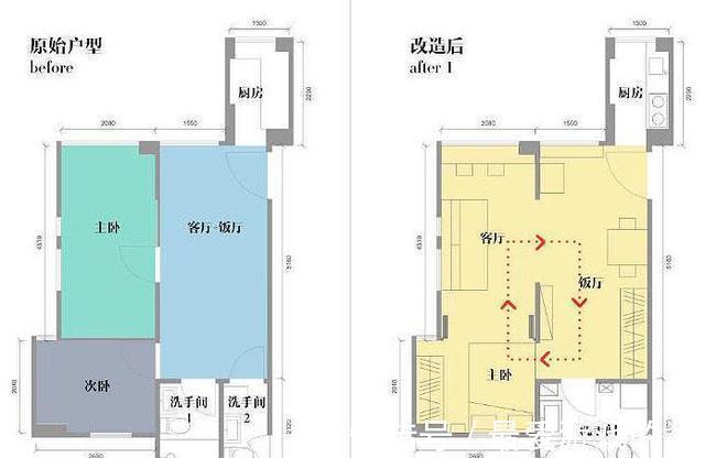 客厅|逼疯设计师!30㎡小户型要求2室2厅,还得有大厨房和浴缸!