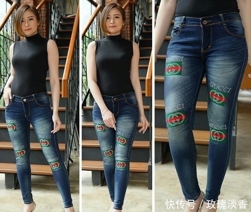 时尚|紧身牛仔裤也能穿出性感凹凸的身材