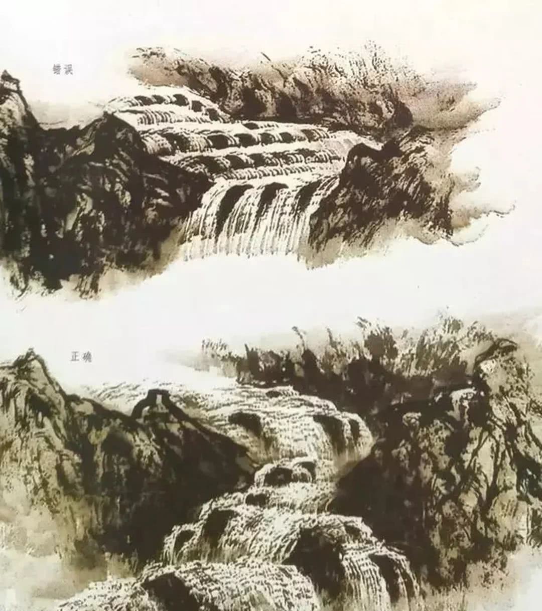 郭熙@山水画的两种点缀，云水描绘该如何入笔？韵律节奏在于此